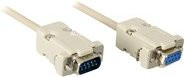 goobay Serielles Verlängerungskabel 9-Pin Stecker zu Buchse in Grau und Beige - Bild 1