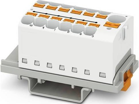 Phoenix Contact Verteilerblock 3273626 Weiß 8 Stück - Bild 1