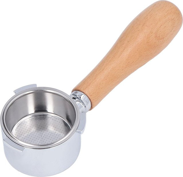 CosyHome Bodenloser Siebträger mit ultrafeiner Filtration aus Edelstahl in Beige - Bild 1