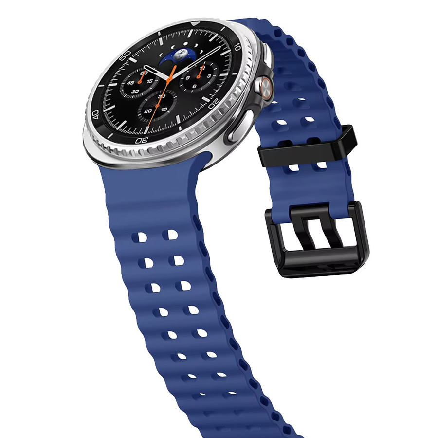 HUBANDE Smartwatch-Armband Silikon, blue, Samsung Galaxy Watch 8 Classic 46 mm, Galaxy Watch8 44 mm, 40 mm - Bild 3