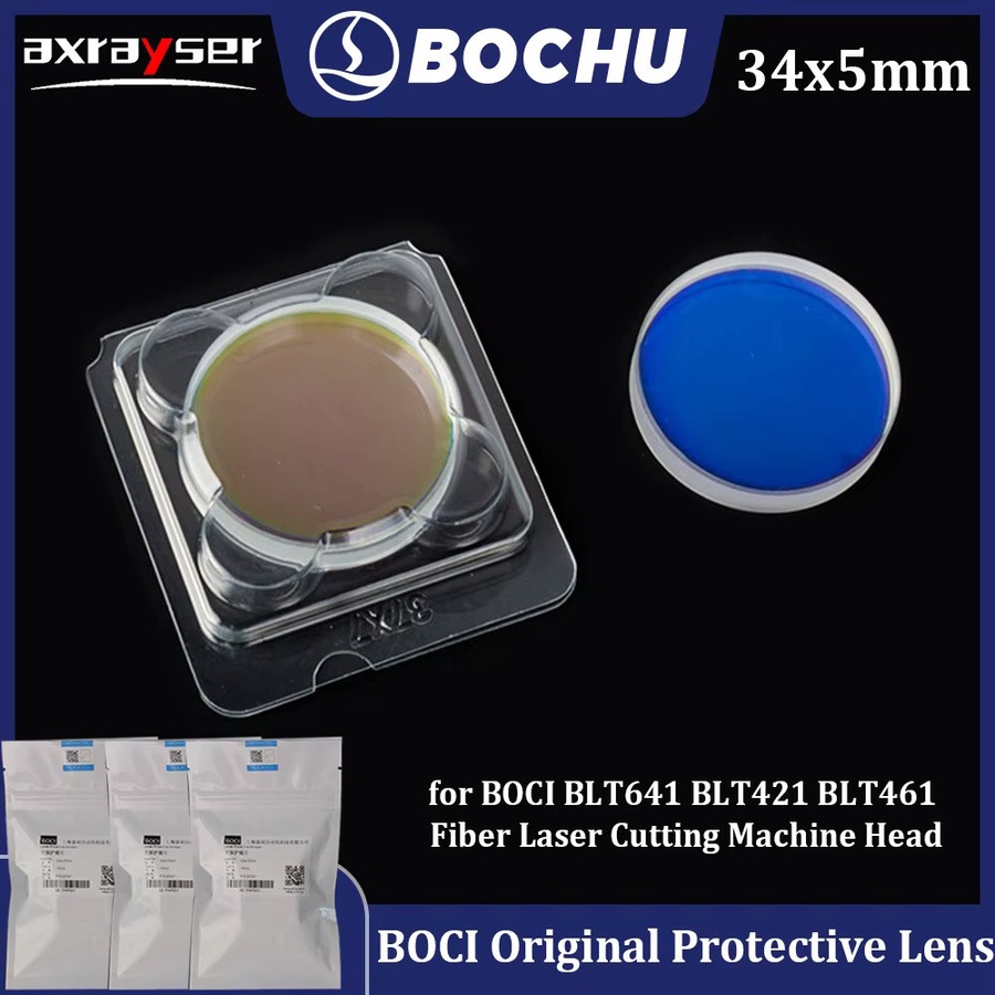 BOCHU Original BOCI Schutzlinse 34x5 für 15KW und 20KW Faserlaser-Schneidköpfe BLT641 BLT421 BLT461 - Bild 2