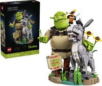 LEGO Icons Shrek, Esel und Der Gestiefelte Kater, baubare bewegliche Figuren, ab 18 Jahre - Bild 2