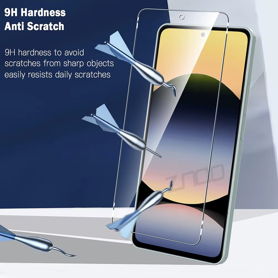 4er-Pack Gehärtetes Schutzglas für Xiaomi Redmi Note 14 13 12 11s 10 Pro sowie Redmi 10C 12C 13C 14C A3 A2 A4 in Transparent - Bild 3