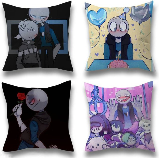 Bilibili Anime Kissenbezug Peter Y-Your B-Boyfriend Club Bar Vintage Design, B/B/B: 45 x 45 x 0 cm, Mehrfarbig - Bild 1