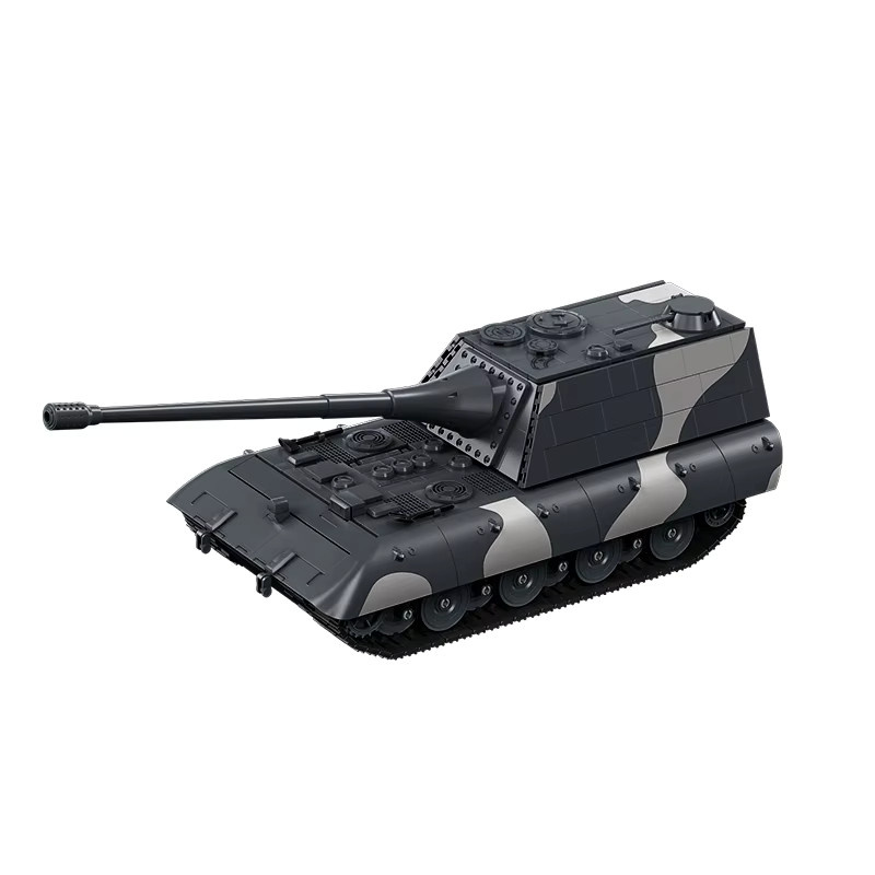 DBPALY Weltkriegs-Armee Militär-Soldaten E-100 Schwerer Panzer, Bausatz, Bausteine - Bild 1