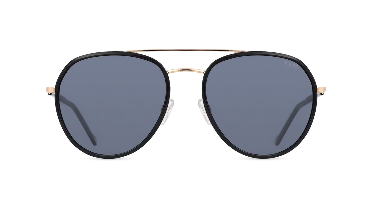 Joop! JP 7401 Sonnenbrille, Vollrand, Rund, Metall, Herren, Schwarz, Grau - Bild 1
