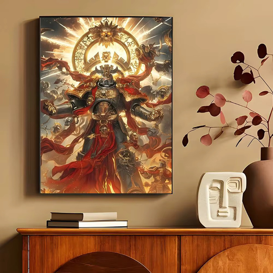 Hot Game W-WarhammerS Vintage Wandkunst Poster in Multicolour für dein Zuhause oder Arbeitszimmer - Bild 4