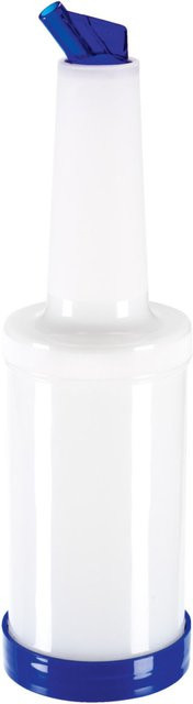 PULSIVA Dosierflasche Party, 2er Pack, weiß/blau, Volumen: 850 ml, Durchmesser: 9 cm, Höhe: 33 cm - Bild 1