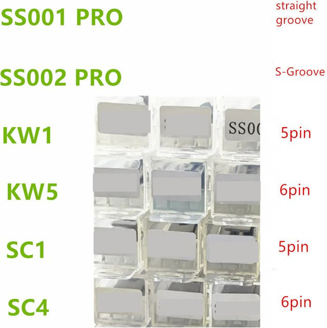 Wilongda Lishi Schlosser Werkzeug Set in Silber für KW1 KW5 SC1 SC4 M1 SC20 R52 TE2 SS001 SS002 SS002R - Bild 1