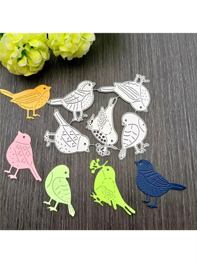 Vogel Metall Stanzformen Schablonen Set für DIY Scrapbooking und Kartenherstellung - Bild 4