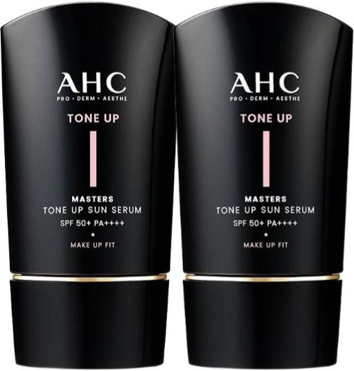 AHC Masters Tone-Up Sonnen-Serum, 2er Set, SPF 50+, 2 x 50 ml - Bild 1