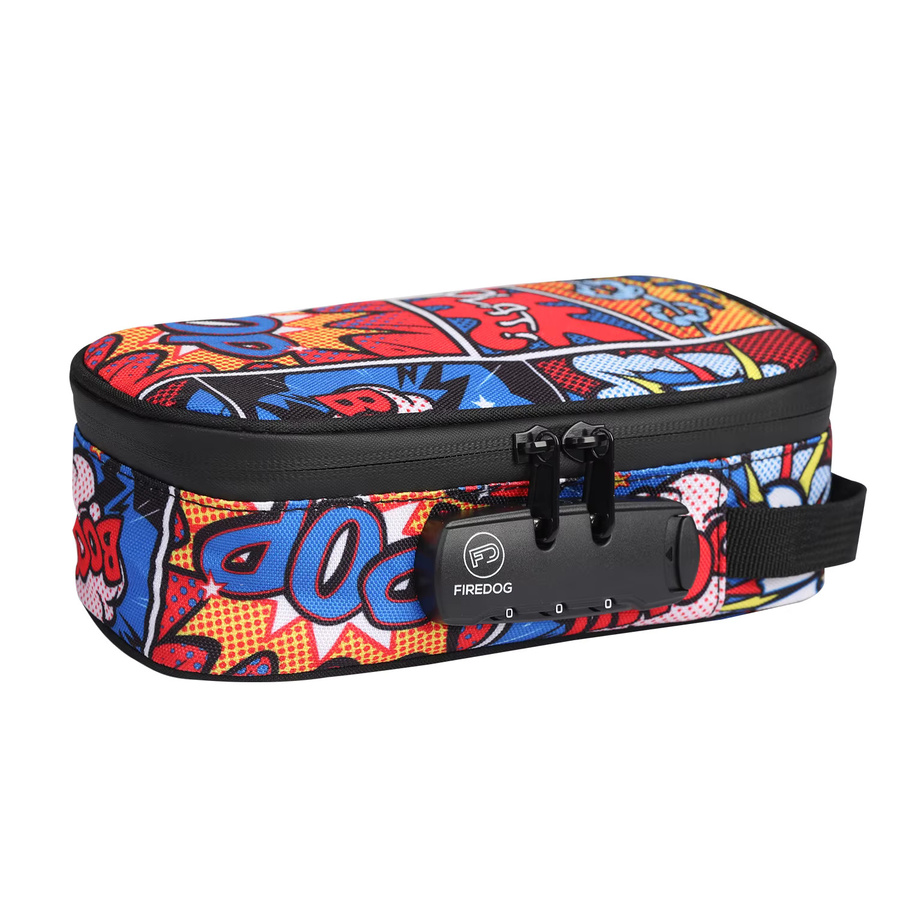 FIREDOG Geruchssichere Tasche mit Zahlenschloss und Aufbewahrungskoffer, Multicolor - Bild 2