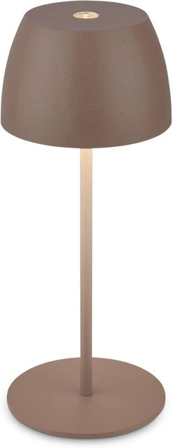 Brilo LED-Akku-Tischleuchte Serina Mini in Umbrasand, Höhe: 20 cm, Durchmesser: 8 cm - Bild 1
