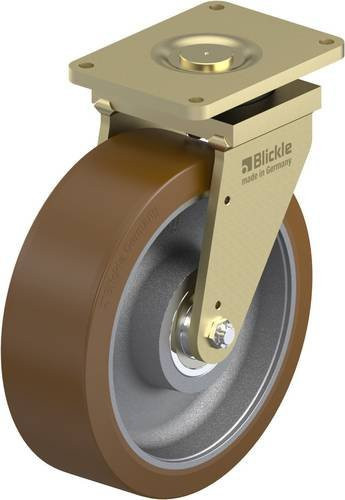 Blickle Lenkrolle LS-GB 604K in Silber mit 600 mm Rad-Durchmesser und 12000 kg Tragfähigkeit - Bild 1