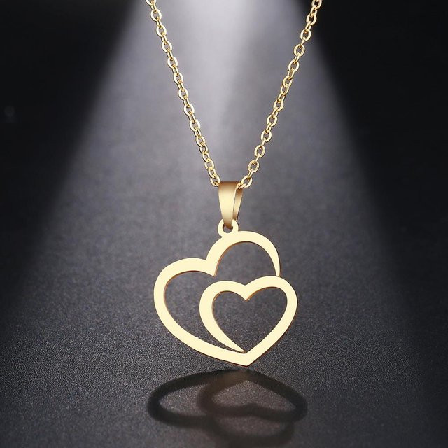 Lucky Star Jewelry Halskette Edelstahl, Gold, Zirkonia, Unisex - Bild 1