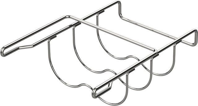 PKM Universal-Flaschenregal FR2-219 aus Edelstahl in Silber, B/T/H: 10,2 x 21,9 x 30,8 cm - Bild 1