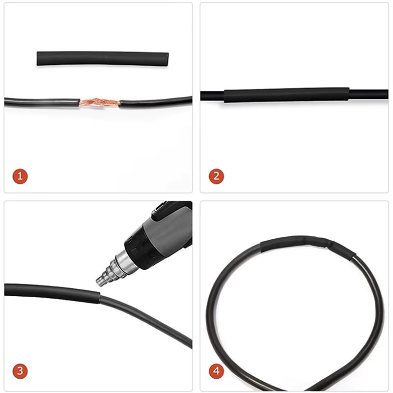 127 Stück Schrumpfschlauch Set aus Polyolefin in Schwarz für Kabel und Auto - Bild 2