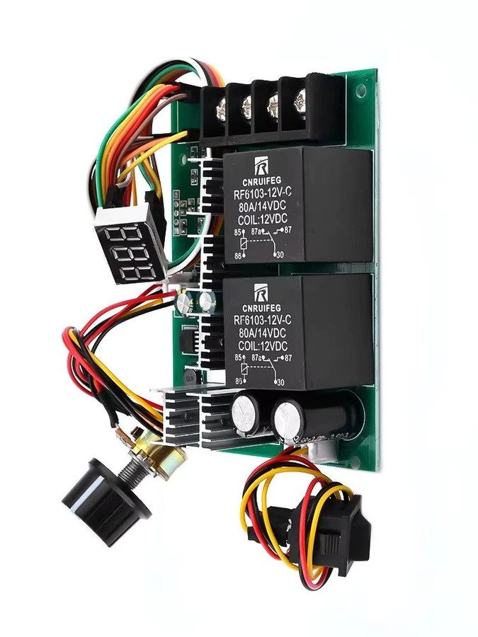 Gaqqee PWM DC-Motorgeschwindigkeitsregler Motorantriebsmodul 10-50V 40A mit Vorwärts- und Rückwärtsbetrieb - Bild 5