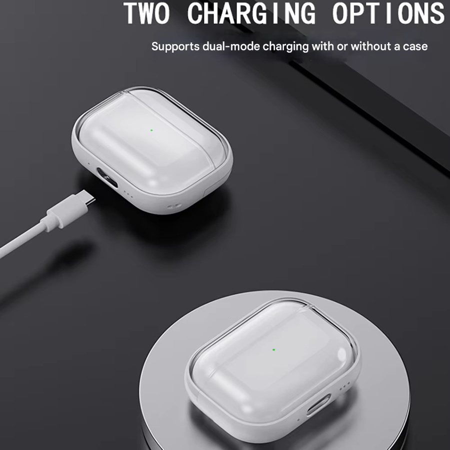 Stoßfeste transparente Schutzhülle für Apple AirPods Pro 3 mit Ständer für die kabellose Ladebox - Bild 2