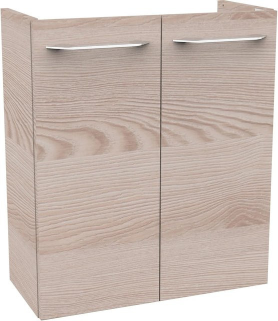 Fackelmann Waschbeckenunterschrank SBC Alaska Esche, Braun, B/H/T: 52 x 60 x 24,3 cm - Bild 1