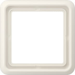 Jung Rahmen 1-fach weiß waagerecht/senkrecht CD 581 WU W aus Kunststoff mit IP44 Schutzart - Bild 1