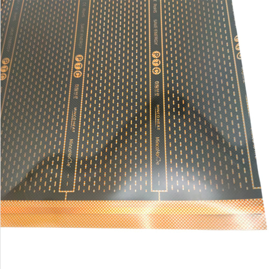 Minco Heat Infrarot-PTC-Heizkissen Schwarz, Energiesparende Bodenmatte mit 150 W/m2 und max. 45 °C - Bild 3