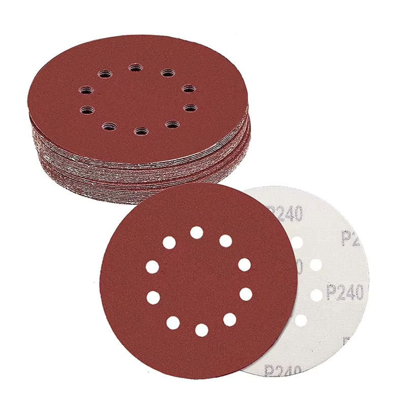 TQLQ Schleifpapier Set mit 10 Loch für 9 Zoll Wandschleifer, Körnung 40–2000, Durchmesser: 225 mm - Bild 7