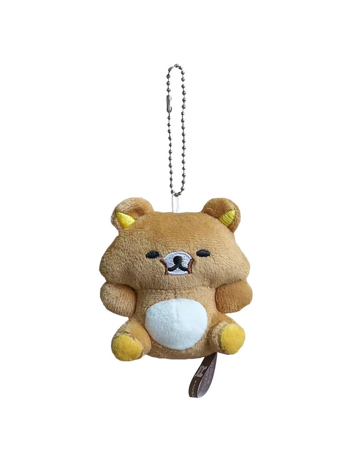 52TOYS Rilakkuma Mini-Plüschbär, Stofftier Schlüsselanhänger, Braun - Bild 5
