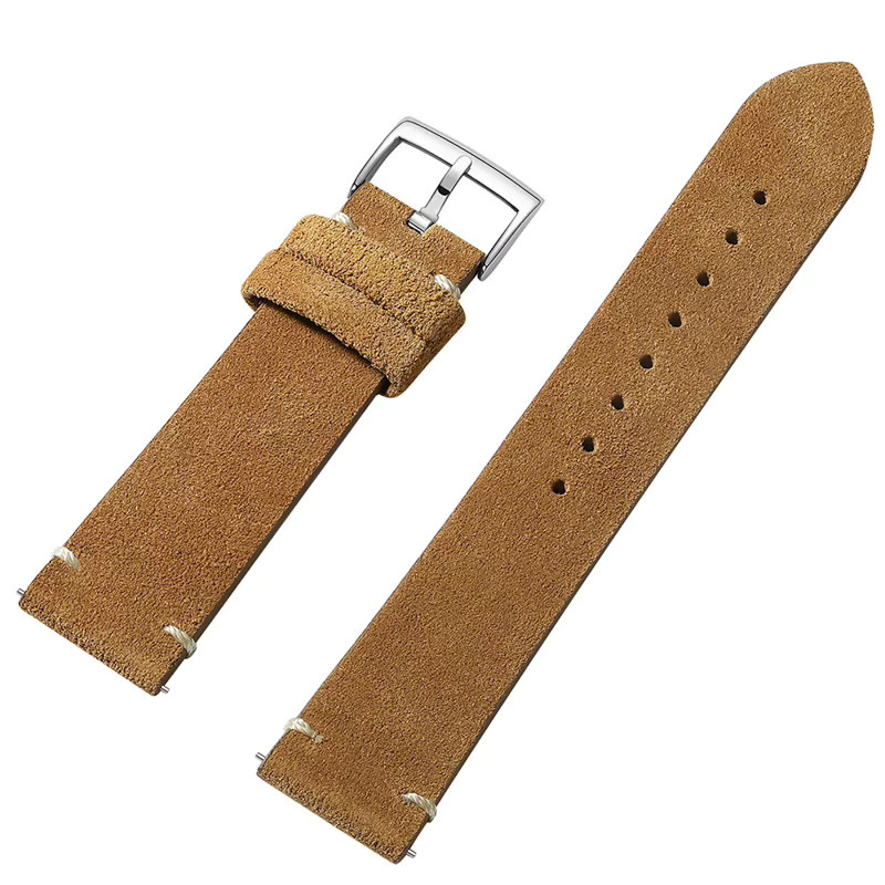 ADDIESDIVE Uhrenarmband Leder, Edelstahl, 20 mm, Herren - Bild 3