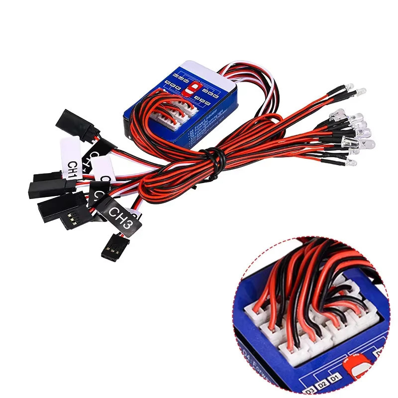 TAMIYA RC-Modellauto-Lichtset, Zubehör, 12 Lichter - Bild 2