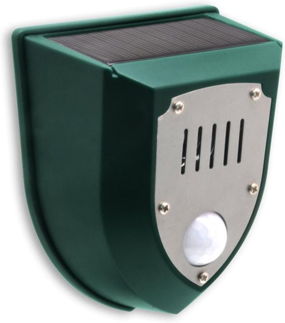 CosyHome Solar Sicherheitsalarmsystem mit Bewegungssensor, 110dB Schallalarm und Blitzwarnung in Grün - Bild 1