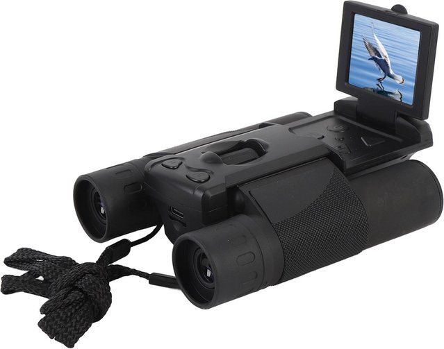 Digitales Fernglas ZuiyouPet1 in Schwarz mit 2 Zoll Display, 48MP und 2.5K Video für die Vogelbeobachtung mit USB-C Schnittstelle - Bild 1