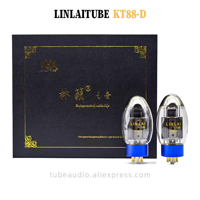 Linlai KT88-D Elektronenröhren im Droplet Design als passendes Paar in Transparent - Bild 3
