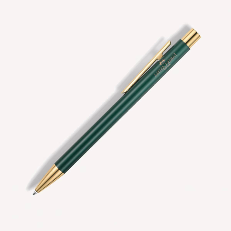 Faber-Castell Neo Slim Kugelschreiber Weiß/Regenwaldgrün mit 0,7 mm Mine - Bild 2