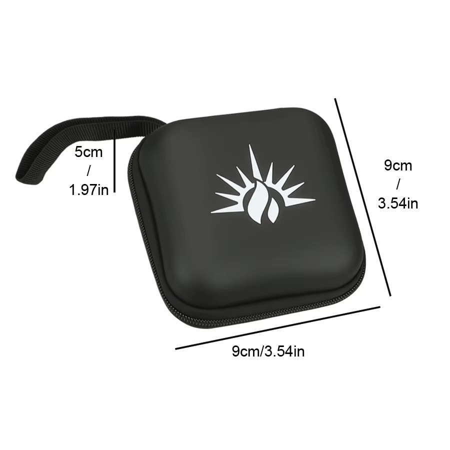 NEWBIRTH Robuste EVA-Ladehülle für Book Air/Pro in Schwarz mit Netztasche für Cabl Mini Taschenlampe und Kopfhörer - Bild 3