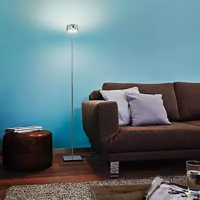 Oligo Grace LED-Stehleuchte in Chrom mit Tunable White und Casambi-Steuerung - Bild 1