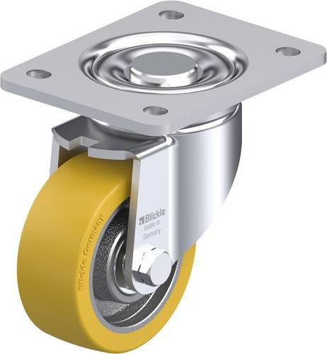 Blickle Lenkrolle LH-GTH 100K-3 in Silber mit 100 mm Rad-Durchmesser und 450 kg Tragfähigkeit - Bild 1