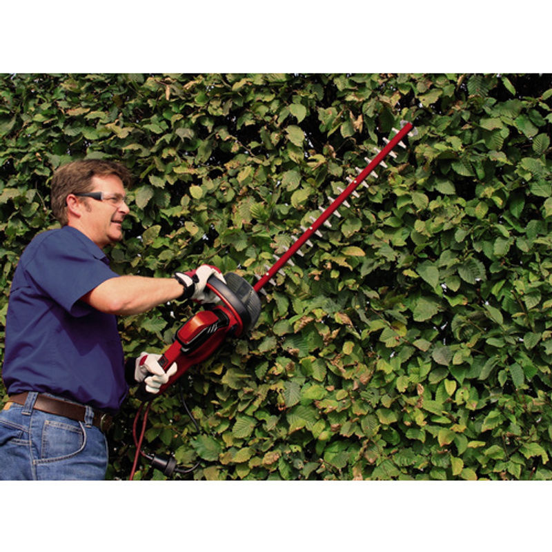 Einhell Classic Elektro-Heckenschere in Rot mit 600W Leistung und 55 cm Schnittlänge - Bild 2
