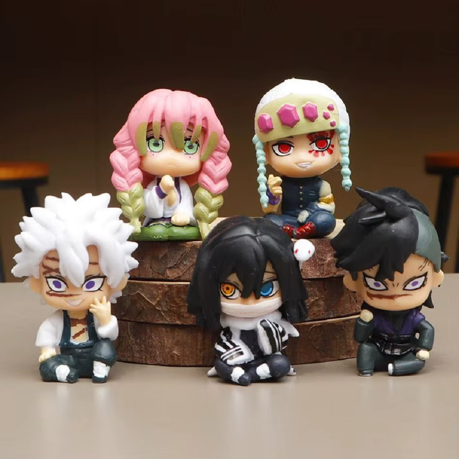 Bandai Demon Slayer, Q-Version Sitzende Geisterpuppe, 5-teiliges Set - Bild 3