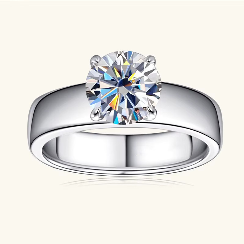 Kahoot Ring 925 Sterlingsilber, Moissanit - Bild 1