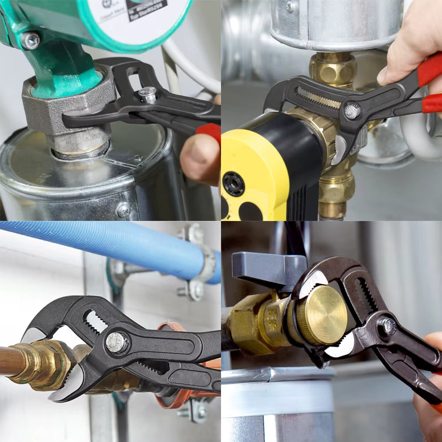 GooBetter Multifunktionale Wasserpumpenzange als universelle Verstellbare Rohrzange für Sanitärarbeiten - Bild 4