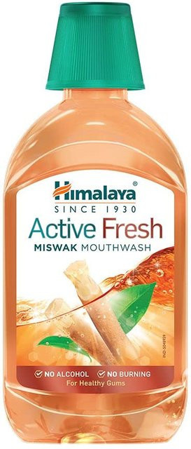 Himalaya Active Fresh Miswak Mundspülung, 215 ml, alkoholfrei - Bild 1