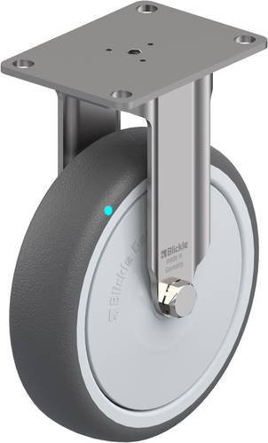 Blickle Bockrolle BKPXA-PATH 126KFD-26 aus Edelstahl und Kunststoff, Farbe: Grau, Rad-Durchmesser: 125 mm, Tragfähigkeit (max.): 120 kg - Bild 1