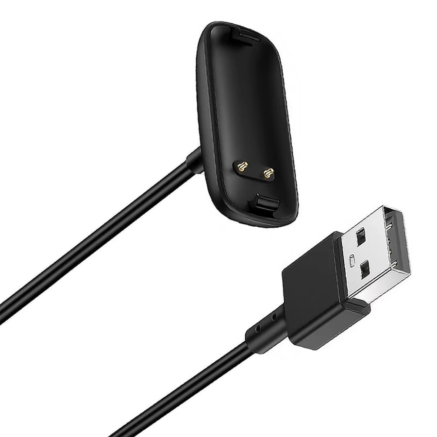 Hujerl USB-Ladekabel für Fitbit Inspire 3 in Schwarz, 1m Länge - Bild 4