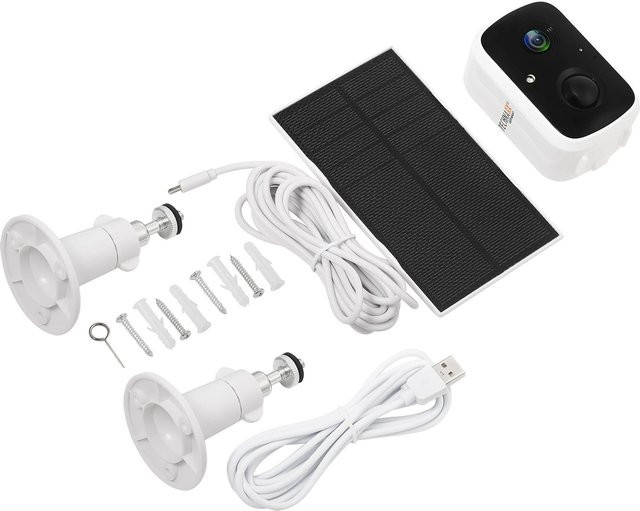 Technaxx TX-244 Solar Outdoor WLAN IP-Überwachungskamera 4MP Weiß - Bild 3