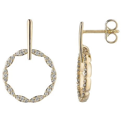 Colfem Ohrhänger 585 Gelbgold, Diamant, Damen - Bild 1