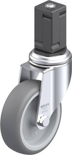 Blickle Lenkrolle LKRA-TPA 101G-11-EV17 in Grau mit 100 mm Rad-Durchmesser und 110 kg Tragfähigkeit - Bild 1