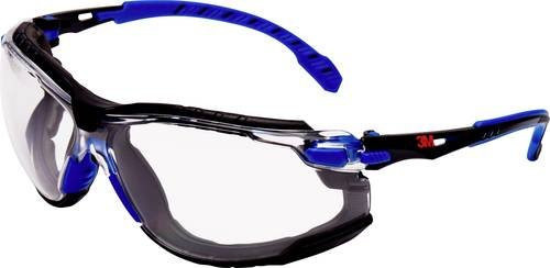 3M Schutzbrille S1101SKT transparent mit Antibeschlag-Schutz Blau-Schwarz EN 166 - Bild 1