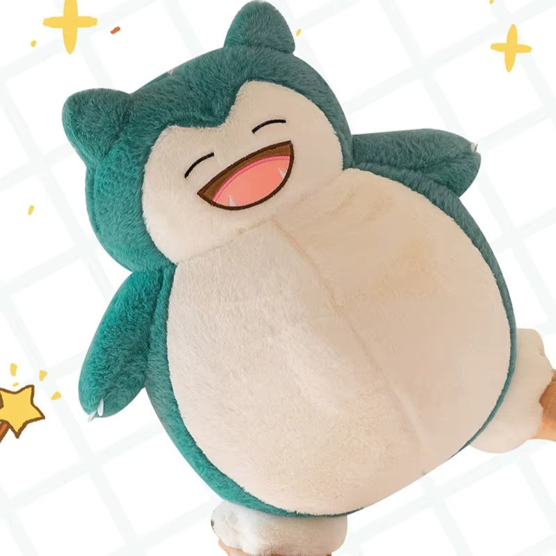 DUODUOBAO Pokémon Snorlax, Plüschtier Puppe, Kissen - Bild 4