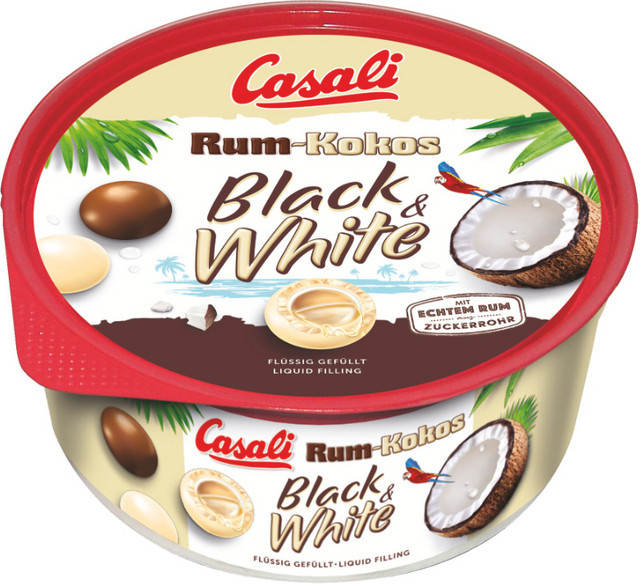 Casali Rum-Kokos Dragees Black & White 300 g - Bild 1